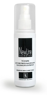 nl tonik dlya lica dlya chuvstvitelnoj kozhi sklonnoj k kuperozu 100 ml new line rossiya