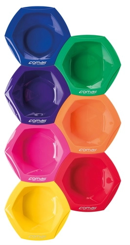 nabor iz 7 plastmassovyh misochek dlya okrashivaniya 350 ml quotrainbow largequot comair comair