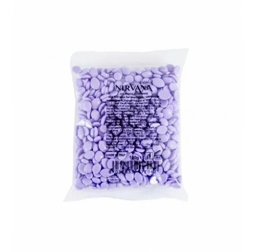 vosk plenochnyj dlya depilyacii v granulah nirvana lavanda 100 gr italwax italiya