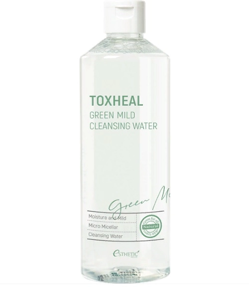 zhidkost dlya snyatiya makiyazha toxheal green mild cleansing water 530 ml esthetic house yuzhnaya koreya