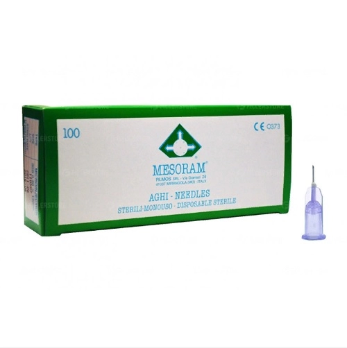 igla inekcionnaya dlya mezoterapii 30g 03x6 mm 1 sht mesoram italiya