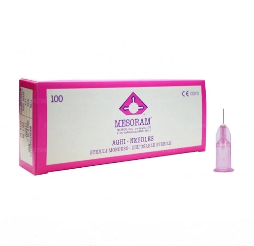 igla inekcionnaya dlya mezoterapii 32g 023x6 mm 1 sht mesoram italiya
