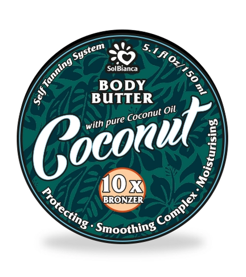 tverdoe maslo dlya zagara v solyarii quotcoconutquot s maslom kokosa i bronzatorami 150 ml solbianca rossiya