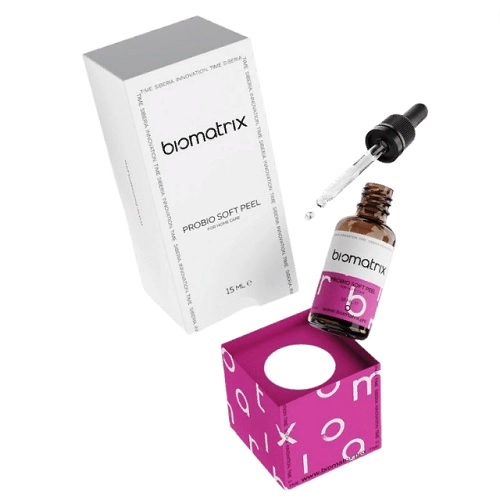 himicheskij piling dlya domashnego primeneniya na osnove molochnoj kisloty biomatrix probio 15 ml biomatrix rossiya