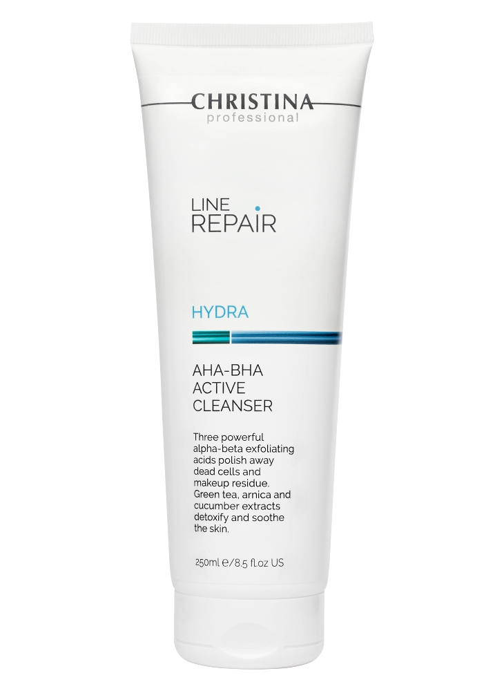 ochishchayushchij aktivnyj gel dlya lica s aha bha kislotami 250 ml christina izrail