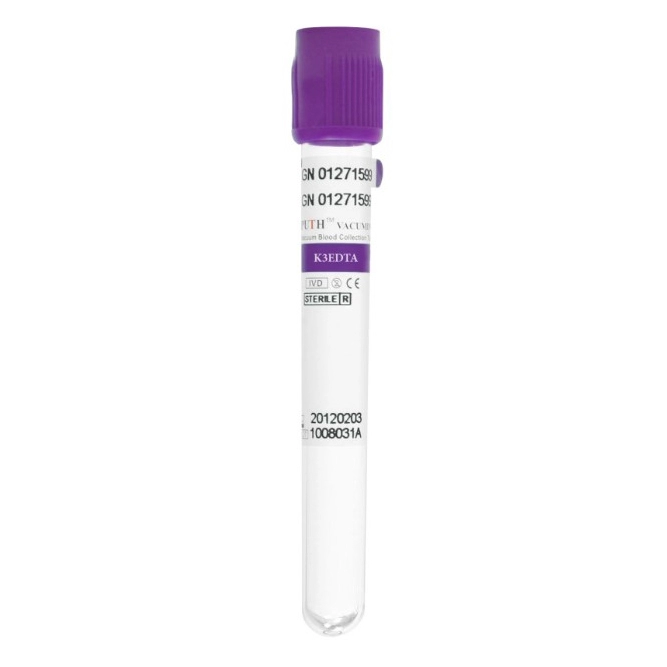 probirka quotputhquot dlya issledovaniya plazmy 9ml 16100ml plastik bez geliya