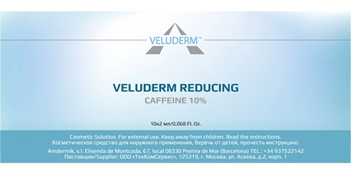 kofein 10 caffeine 10 2 ml 1 ampula veluderm ispaniya