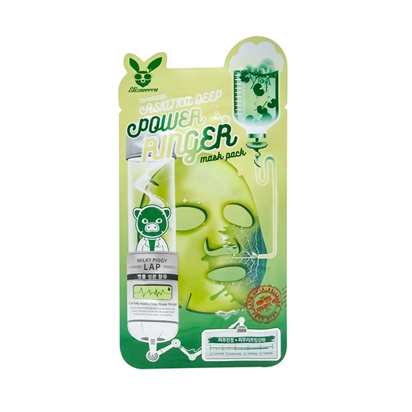 elizavecca tkanevaya maska dlya lica centella centella asiatica deep power ringer mask pack 1sht