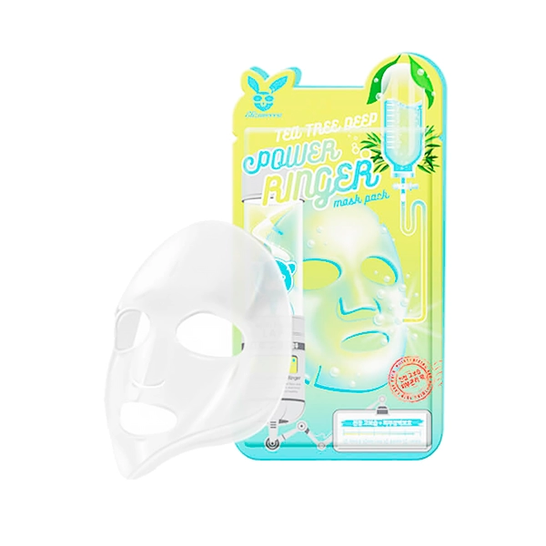 elizavecca tkanevaya maska dlya lica chajnoe derevo tea tree deep power ringer mask pack 1sht