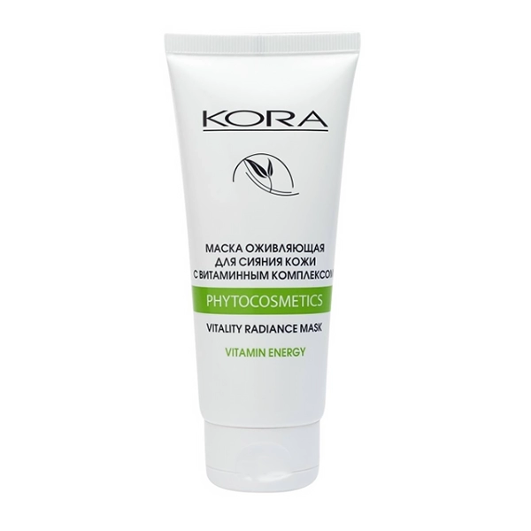 maska ozhivlyayushchaya dlya siyaniya kozhi s vitaminnym kompleksom 100ml kora phytocosmetics