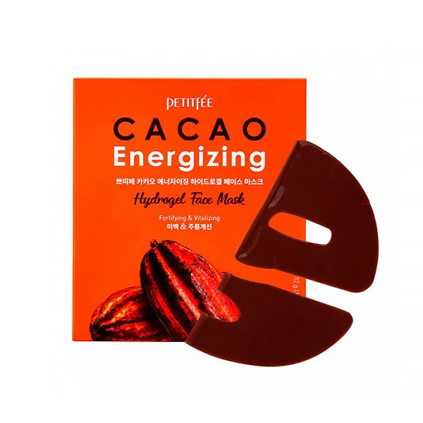 petitfee nabor gidrogelevaya maska dlya lica kakao cacao energizing hydrogel face mask 1 sht petitfee
