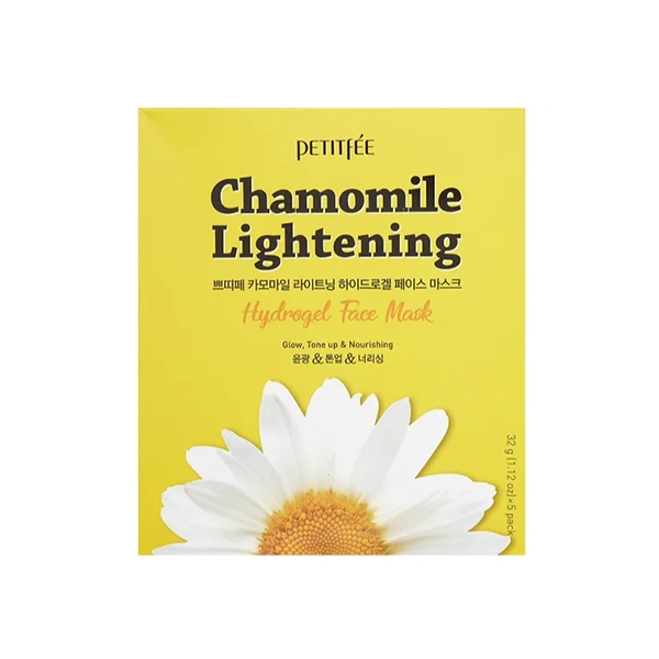 petitfee nabor gidrogelevaya maska dlya lica romashka chamomile lightening hydrogel face mask 1 sht petitfee