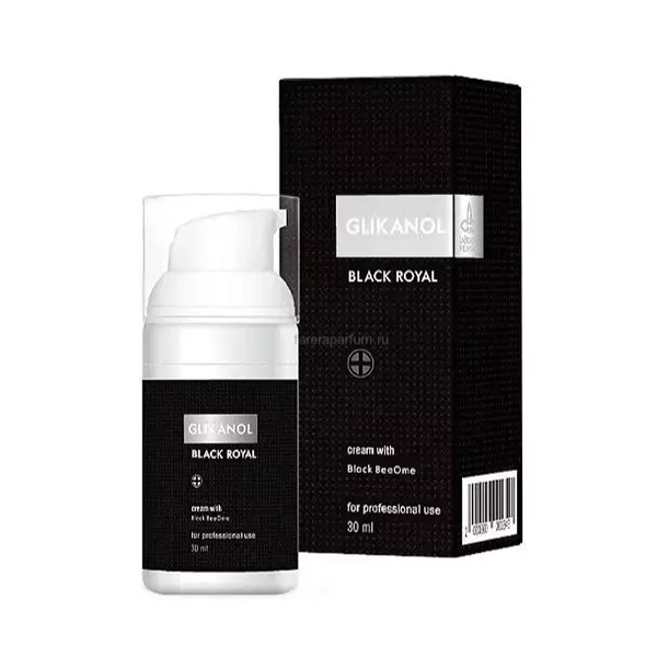 glikanol black royal30 ml krem dlya intensivnogo uhoda za kozhej