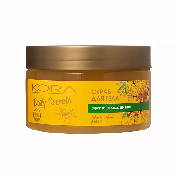 skrab dlya tela oblepihovyj dzhem marki kora daily secrets 250ml
