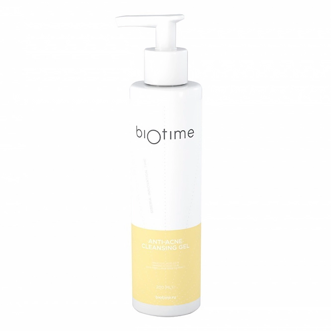 ochishchayushchij gel dlya problemnoj kozhi marki biotajm biotime anti acne cleansing gel 200ml