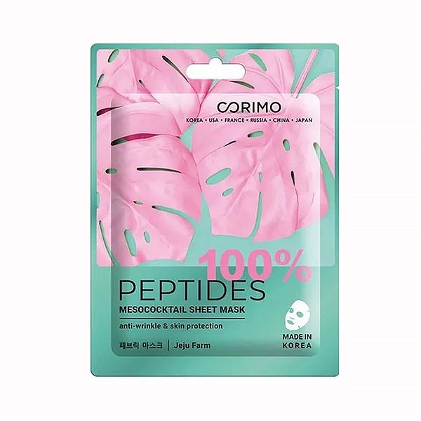 corimo maska dlya lica tkanevaya mezokoktel 100 peptides 22gr