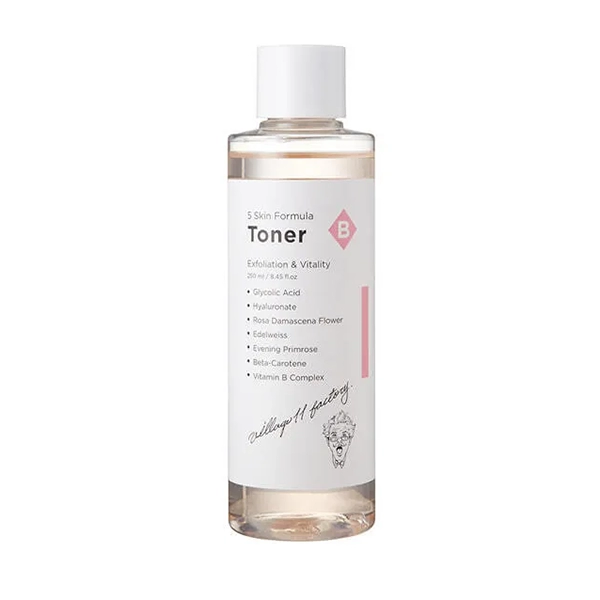 village 11 factory b skin formula toner ochishchayushchij toner dlya lica 250ml