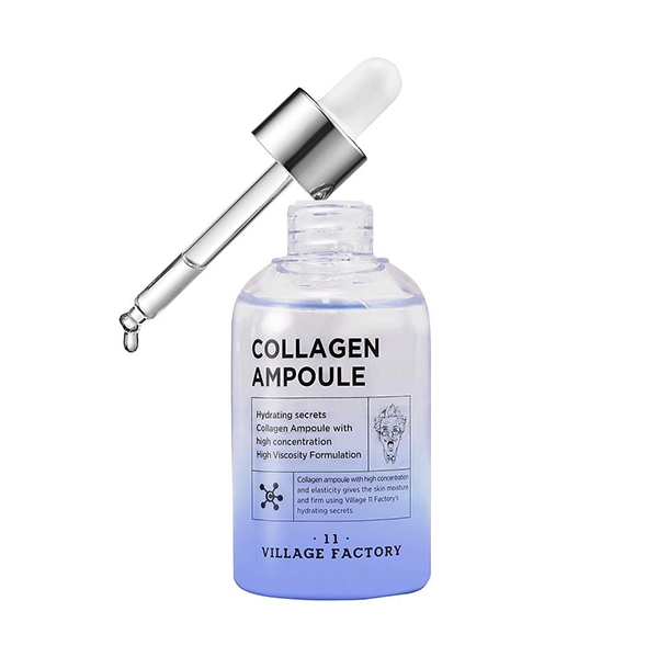 village 11 factory collagen ampoule uvlazhnyayushchaya syvorotka dlya lica s kollagenom 50ml