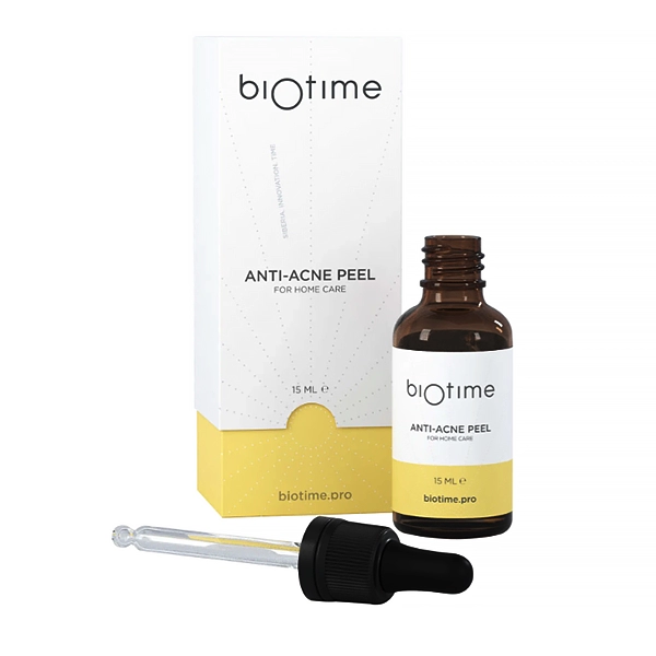 anti akne pilingdlya domashnego uhoda marki biotajm anti acne peel for home care15ml biotime