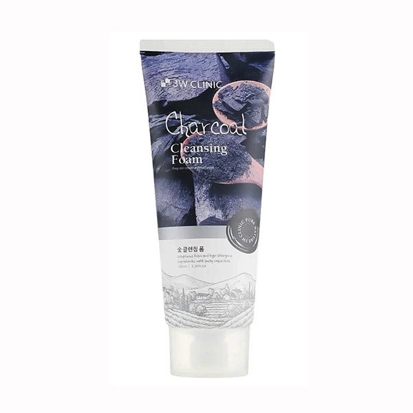 3w clinic charcoal cleansing foam glubokoochishchayushchaya penka dlya suzheniya por 100ml