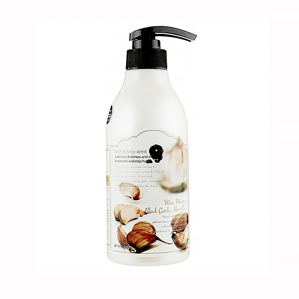 3w clinic more moisture black garlic hair pack uvlazhnyayushchaya maska dlya volos s ekstraktom chyornogo chesn