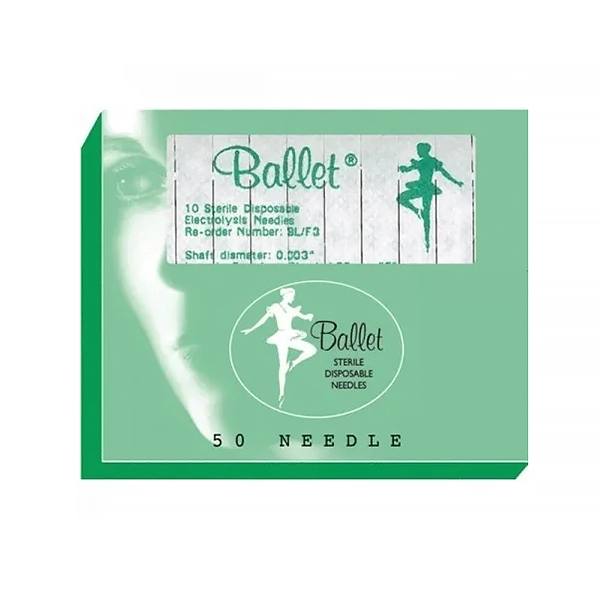 igly dlya elektroepilyacii s pokrytiem iz medicinskoj stali ballet f3 10sht blister