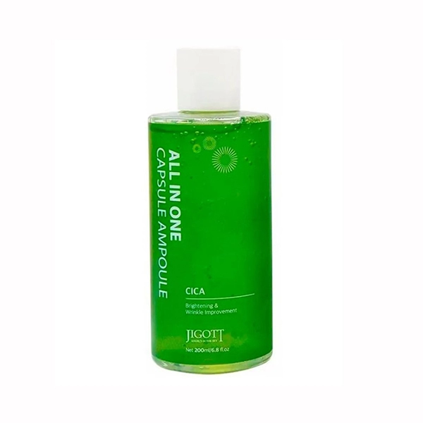 jigott all in one cica capsule ampoule multifunkcionalnaya syvorotka dlya lica s ekstraktom centelly