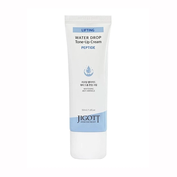 jigott lifting peptide water drop tone up cream uvlazhnyayushchij i vyravnivayushchij ton krem dlya lica s pept