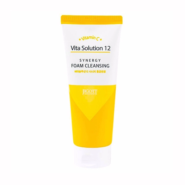 jigott vita solution 12 synergy foam cleansing penka dlya umyvaniya 180ml