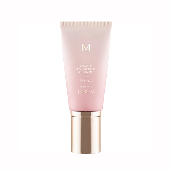 missha m signature real complete bb cream ex tonalnyj bb krem spf30 pa quotshelkovistoe siyayushchee pokry