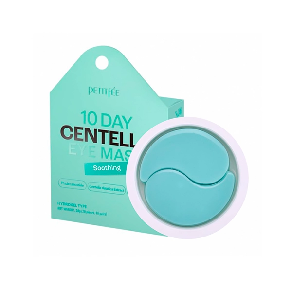 petitfee gidrogel patchi d glaz 10 day centella eye mask soothing 28 gr