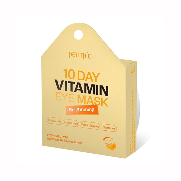 petitfee gidrogel patchi d glaz 10 day vitamin eye mask brightening 28 gr