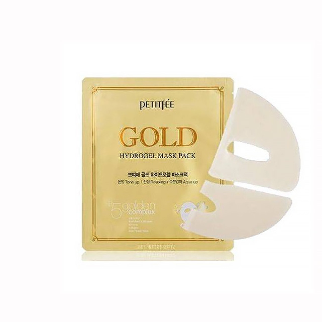 petitfee gidrogelevaya maska dlya lica zoloto gold hydrogel mask pack 1 sht