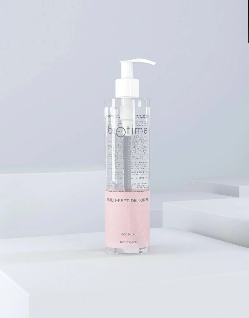 multipeptidnyj uvlazhnyayushchij tonik marki biotajm biotime multi peptide toner 400ml