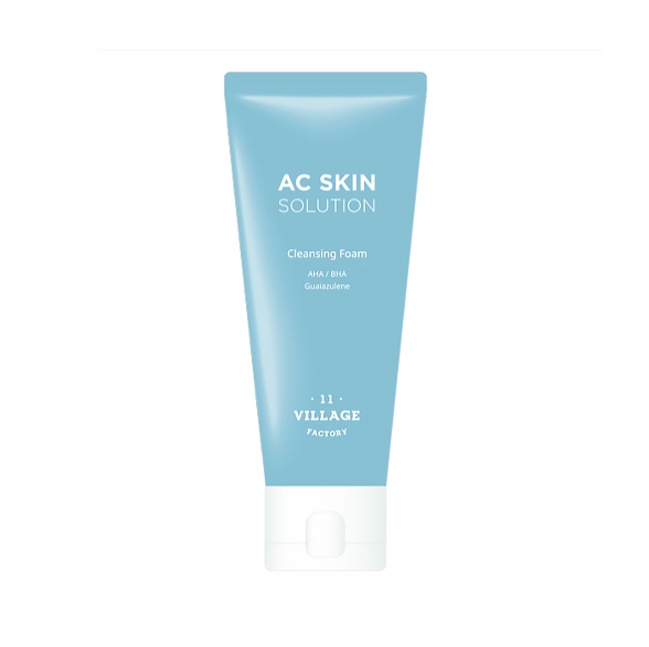 village 11 factory ac skin solution cleansing foam ochishchayushchaya penka dlya umyvaniya protiv akne 80 ml