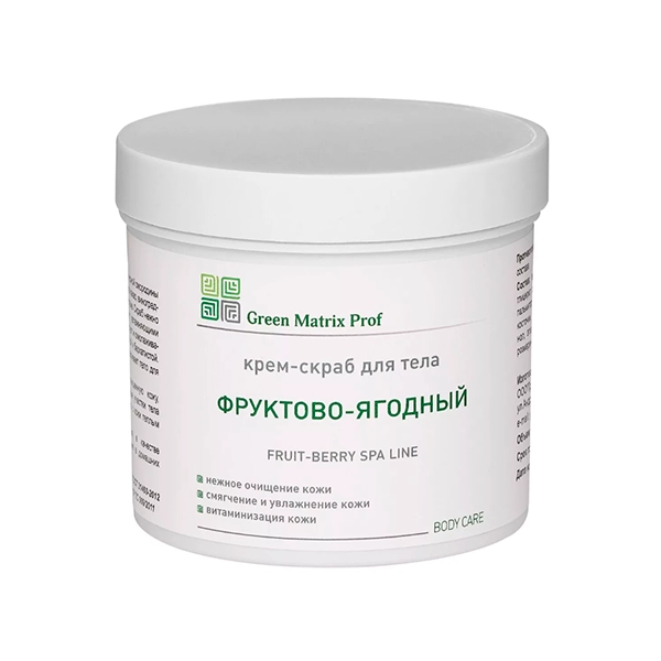 green matrix krem skrab quotfruktovo yagodnoequot dlya tela 300 ml