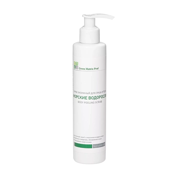 green matrix skrab enzimnyj quotmorskie vodorosliquot dlya lica i tela 300 ml