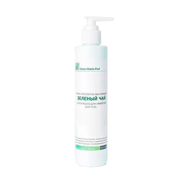 green matrix krem massazhnyj quotzelenyj chajquot lipolitik s ohlazhdayushchim effektom dlya tela 300 ml