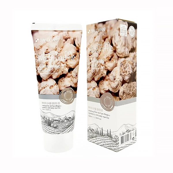 3w clinic white truffle cleansing foam penka dlya umyvaniya s ekstraktom belogo tryufelya 100 ml