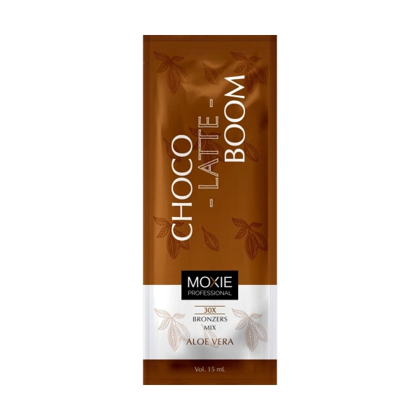 kosmetika dlya zagara moxie professional choco latte boom 30h bronzers 15 ml