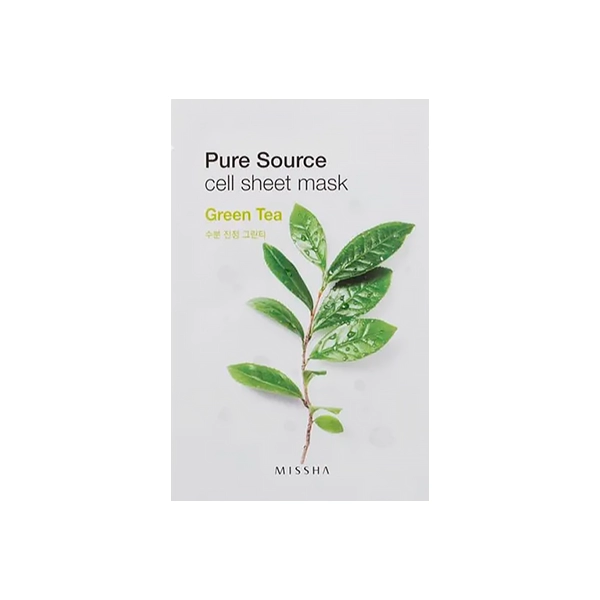 missha pure source pocket pack maska kremovaya nochnaya s ekstraktom zelenogo chaya 10 ml 1 sht