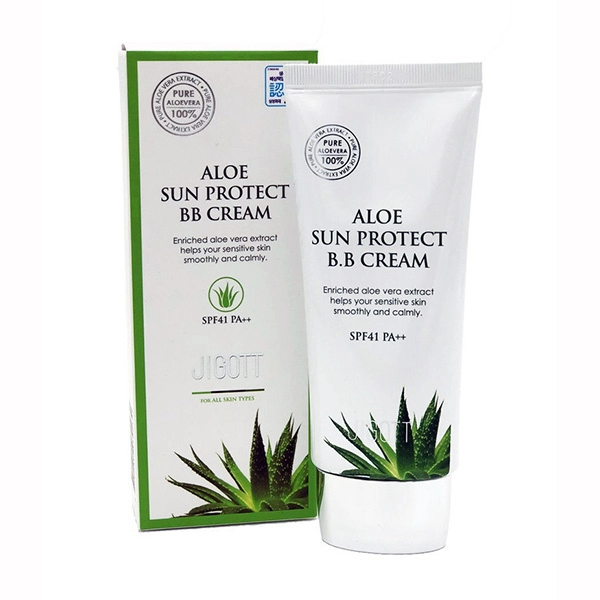 jigott aloe sun protect bb crem spf41 pavv krem s ekstraktom aloe 50ml