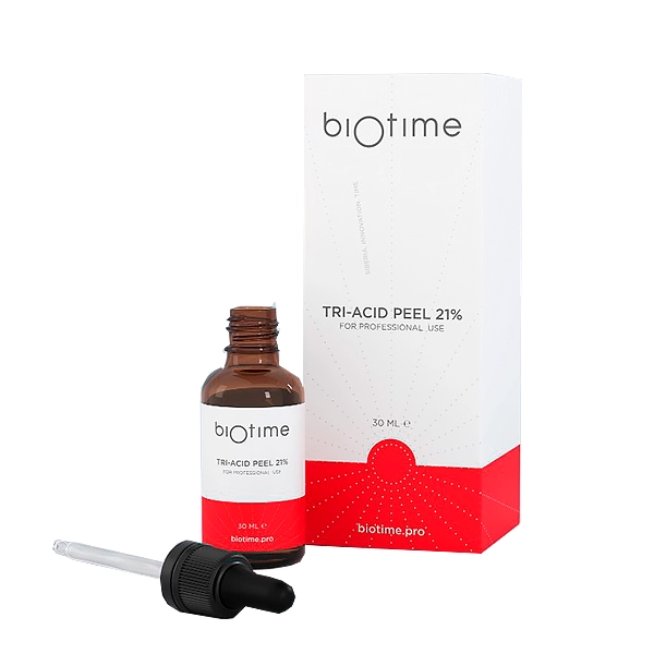 piling s tremya vidami kislot 21 tri acid peel 21 30 ml biotime rossiya