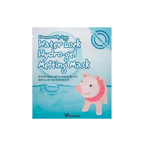 milky piggy water lock superuvlazhnyayushchaya gidrogelevaya maska 30 g elizavecca yuzhnaya koreya