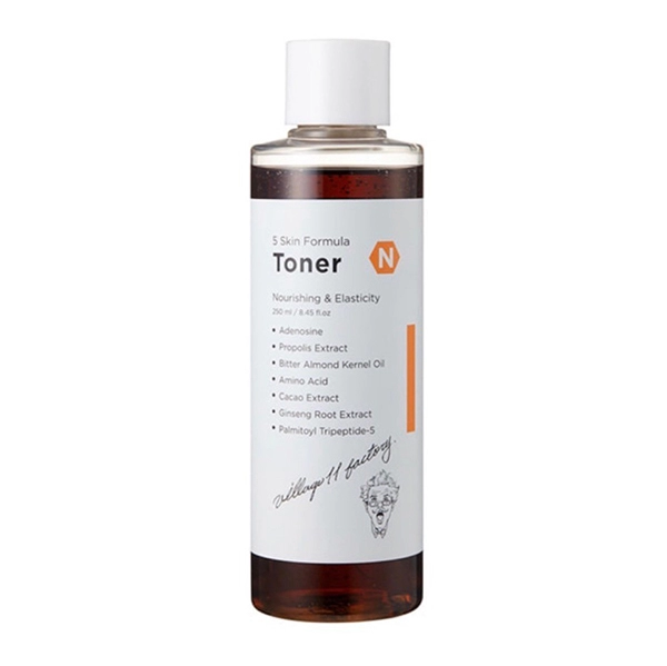 n skin formula toner pitatelnyj toner dlya lica s adenozinom i ekstraktom propolisa 250 ml village 11 factory yuzhnaya koreya