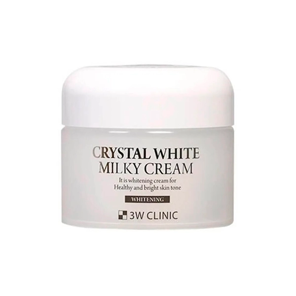 osvetlyayushchij krem dlya lica crystal milky cream 50 g 3w clinic yuzhnaya koreya