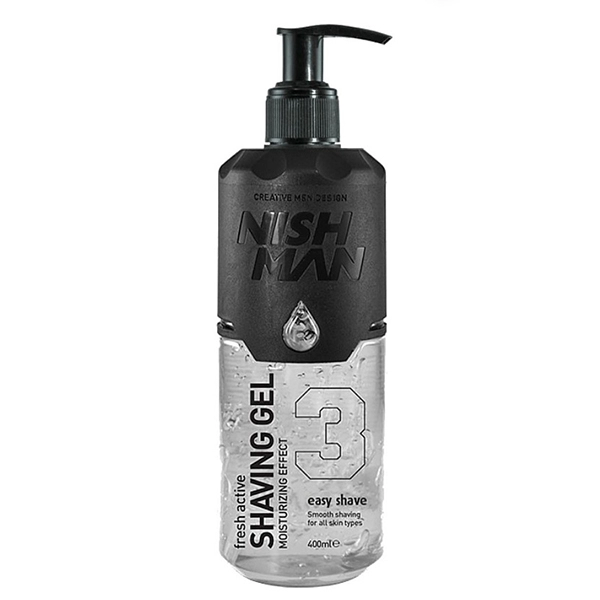 gel dlya britya 3 shaving gel prozrachnyj 400 ml nishman turciya