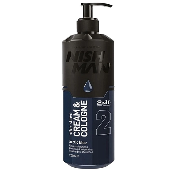 krem posle britya 2in1 02 arctic blue 200 ml nishman turciya