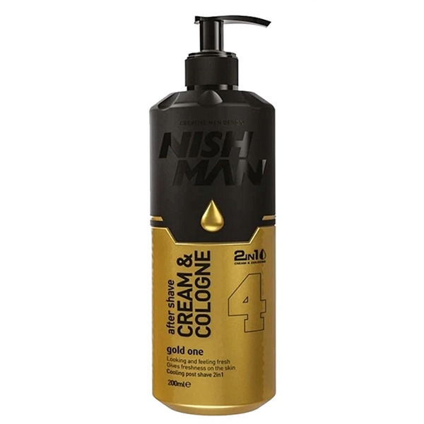 krem posle britya 2in1 04 gold one 200 ml nishman turciya
