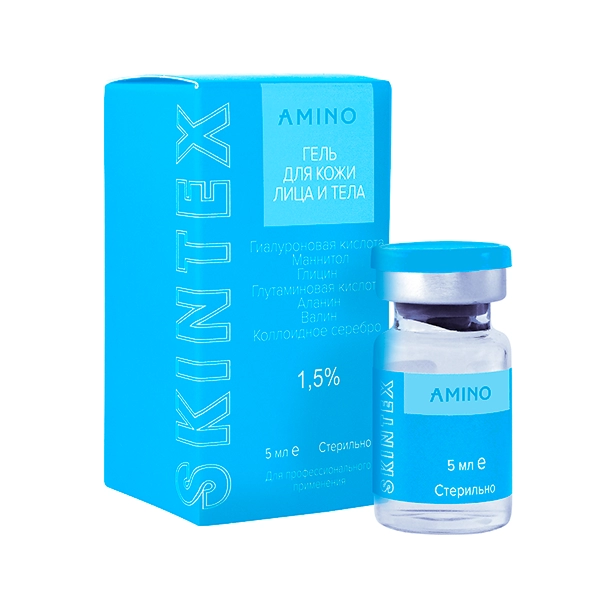biorevitaliziruyushchij gel amino 15 flakon 5 ml skintex rossiya